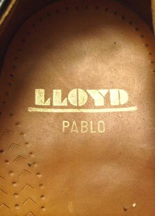 Шкіряні туфлі броги lloyd р. 38,5-398 фото