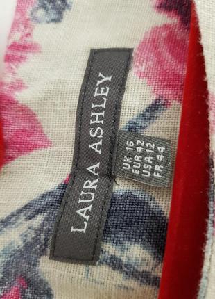 Изумительное платье laura ashley лен в цветах6 фото