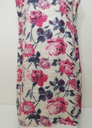 Изумительное платье laura ashley лен в цветах8 фото