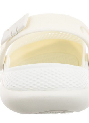 Шлепанцы сабо crocs literide 360 clog almost white/almost white4 фото