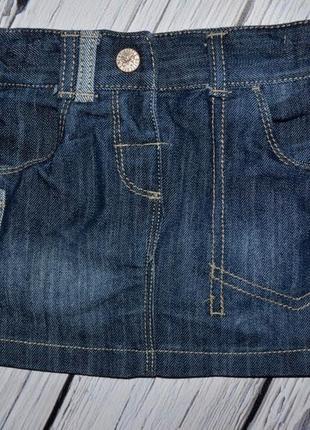 Next некст джинсовая юбка моднице 12 - 18 месяцев 86 см