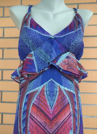 Шикарна сукня плаття сарафан максі креп шифон на пишні форми3 фото