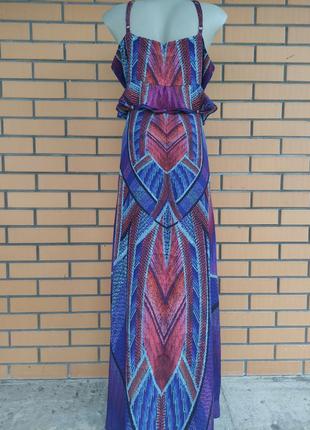 Шикарна сукня плаття сарафан максі креп шифон на пишні форми8 фото
