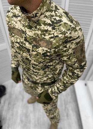 Форма армейская китель штаны зсу pixel 7-23 фото