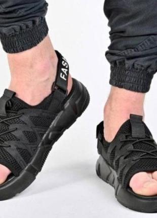 Сандалі чоловічі fahion! 39-44р чорні