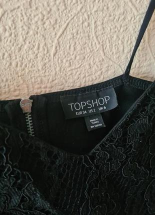 Кружевной кроп топ topshop6 фото