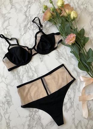 Бесшовный комплект виктория сикрет