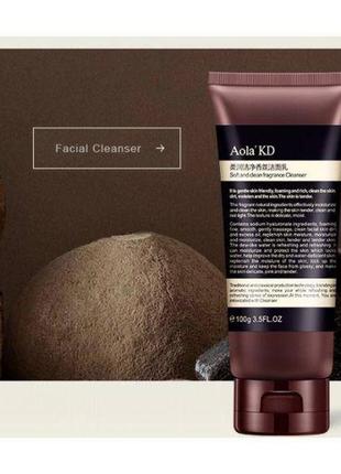 Пінка заспокійлива для вмивання aola kd soft and clean fragrance cleanser з