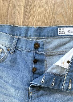 Мужские стрейчевые джинсовые шорты с подворотом denim co5 фото