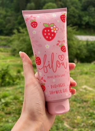 Гель для душа bilou sweet strawberry shower gel 200 ml1 фото