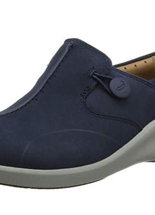 Р. 39, 39.5 clarks жіночі нубукові сліпони оригінал