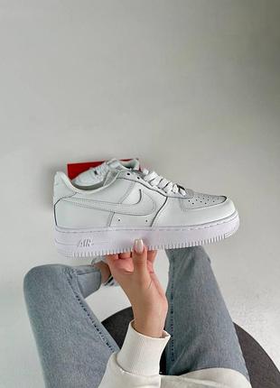 Nike air force white женские кроссовки белые найк аир форс
