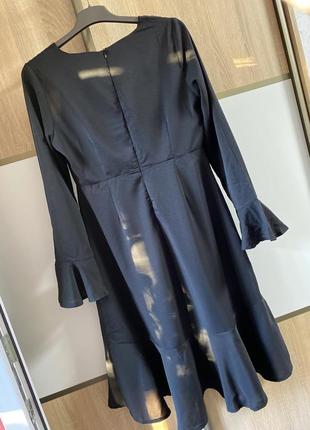 Сукня міді чорного кольору boohoo2 фото