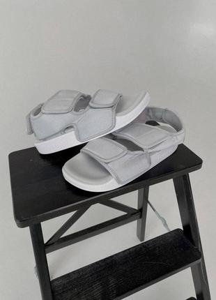 Adidas adilette 3.0 silver  женские босоножки адидас8 фото