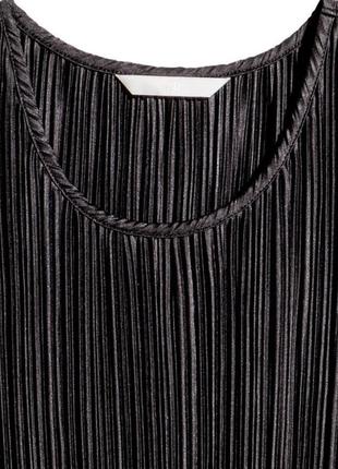 Плаття сукня плісе h&m 3