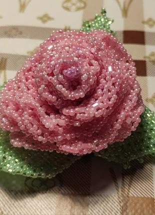 Брошка "троянда"