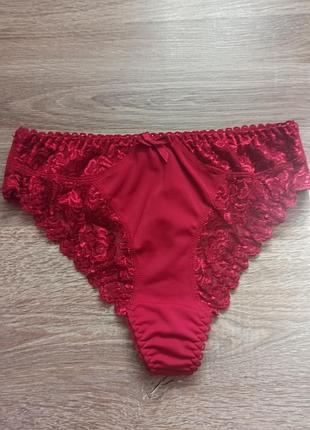 Трусики стрінги жіночі anfen 408-55 m червоні бікіні