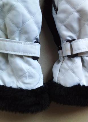 Фірмові лижні рукавиці мембрана+натуральна шкіра австрія3 фото