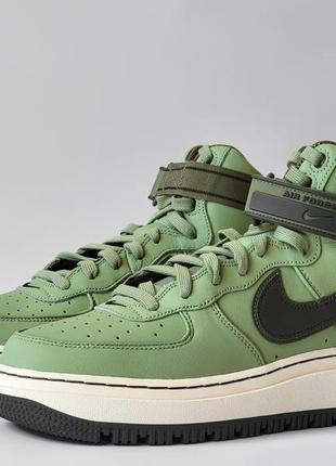 Кросівки nike air force 1 hi boot, green oil