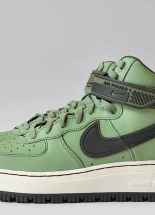 Кроссовки nike air force 1 hi boot, oil green2 фото