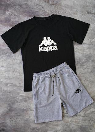 Летний мужской комплект,костюм,шорты и футболка kappa, каппа, см.пожалуйста замеры