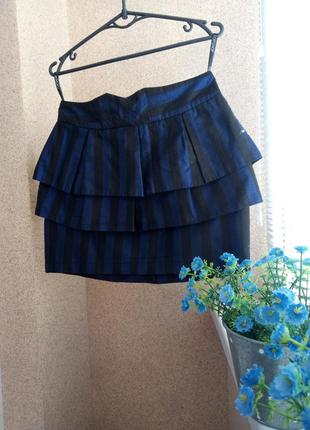 Многослойная юбка в полоску topshop1 фото