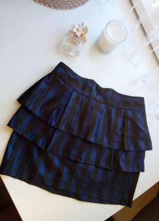 Многослойная юбка в полоску topshop2 фото