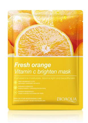 Маска для обличчя з екстрактом апельсина bioaqua