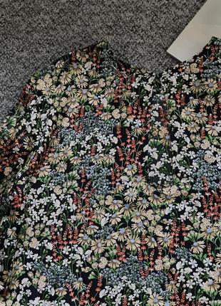 Блуза в квітковий принт h&m 6