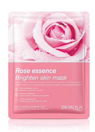 Маска для лица с эссенцией розы bioaqua rose