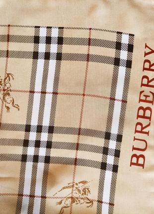 Burberry шелковвй платок вуаль стильный шарф  косынка4 фото