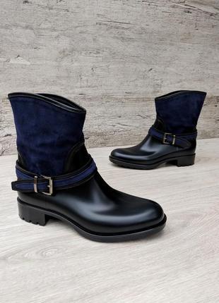 Navyboot женские резиновые ботинки / сапоги 100% оригинал hunter tommy hilfiger massimo dutti гумаки1 фото