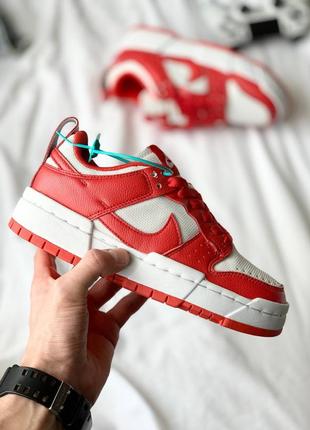 Женские кроссовки nike dunk low disrupt ‘red’ 36-37-391 фото