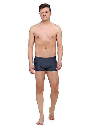 Чоловічі плавки купальні шорти atlantic beach 79117 графітово-блакитного кольору