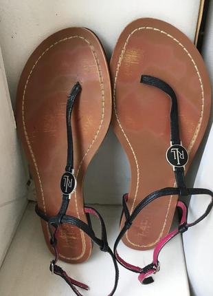 Кожаные  босоножки сандалии ralph lauren6 фото
