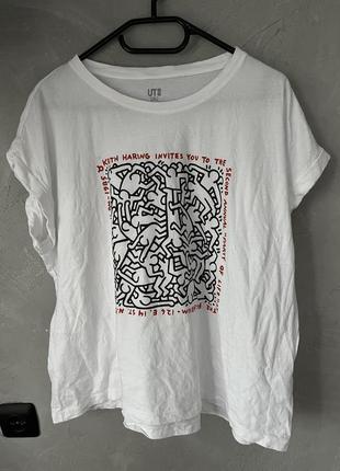 Uniqlo футболка юникло кит харинг keith haring1 фото