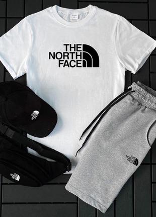 Летний мужской спортивный трикотажный костюм the north face
