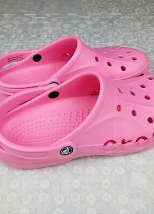 Крокс бая клог рожеві crocs baya clog pink lemonade7 фото