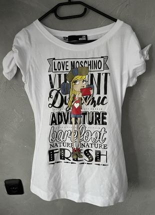 Love moschino оригінальна футболка москіно