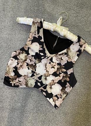 Крутой топ в цветочный принт как zara s