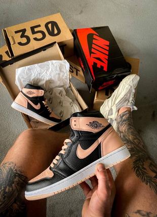 Nike air jordan 1 retro high og “crimson tint"  женские кроссовки найк аир джордан2 фото