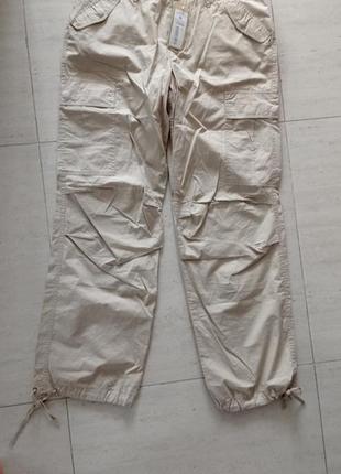 Штаны карго 💛💙котонові штани