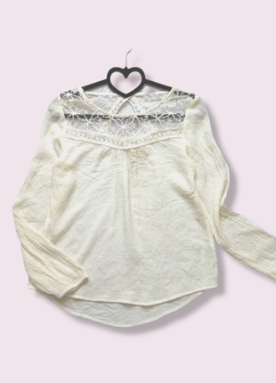 🌿 романтичная легкая летняя блуза с кружевом sweet wanderer2 фото