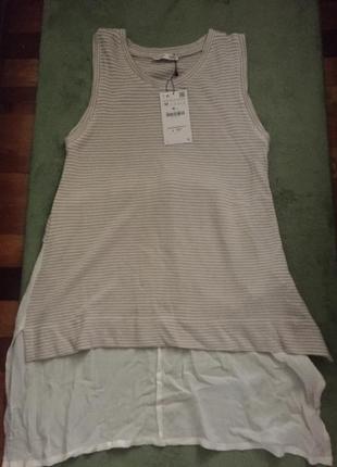 Красивая блузка майка zara размер м