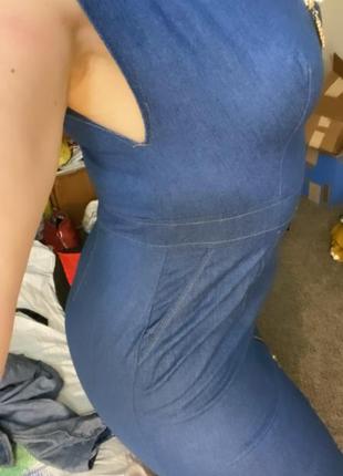 Джинсове сукню жіноче на 48-50 розмір5 фото