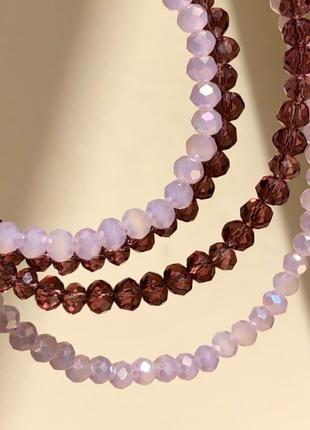 Намисто чеський кришталь