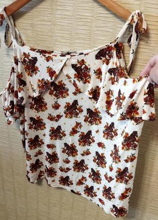 Трикотажная майка принт в лошадях по бирке размер 24