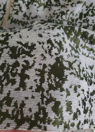 Спідниця юбка білого зеленого кольору хакі river island7 фото