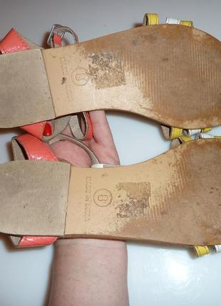 Кожаные босоножки , р 40, стелька 26 см, сделаны в индии  ширина 9,4 см-не на узкую ножку5 фото