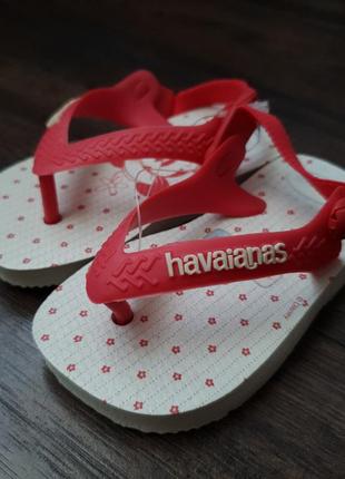 Дитячі босоніжки для дівчинки havaianas baby, сандалі, в'єтнамки, розмір 17-182 фото